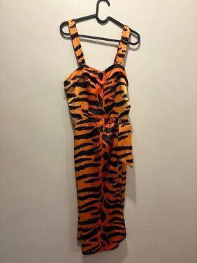 Rebel Love tiger printed tiki - Alfred Shaheen inspired sarong dress